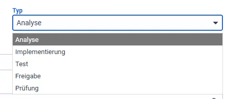 Standard-Dropdown